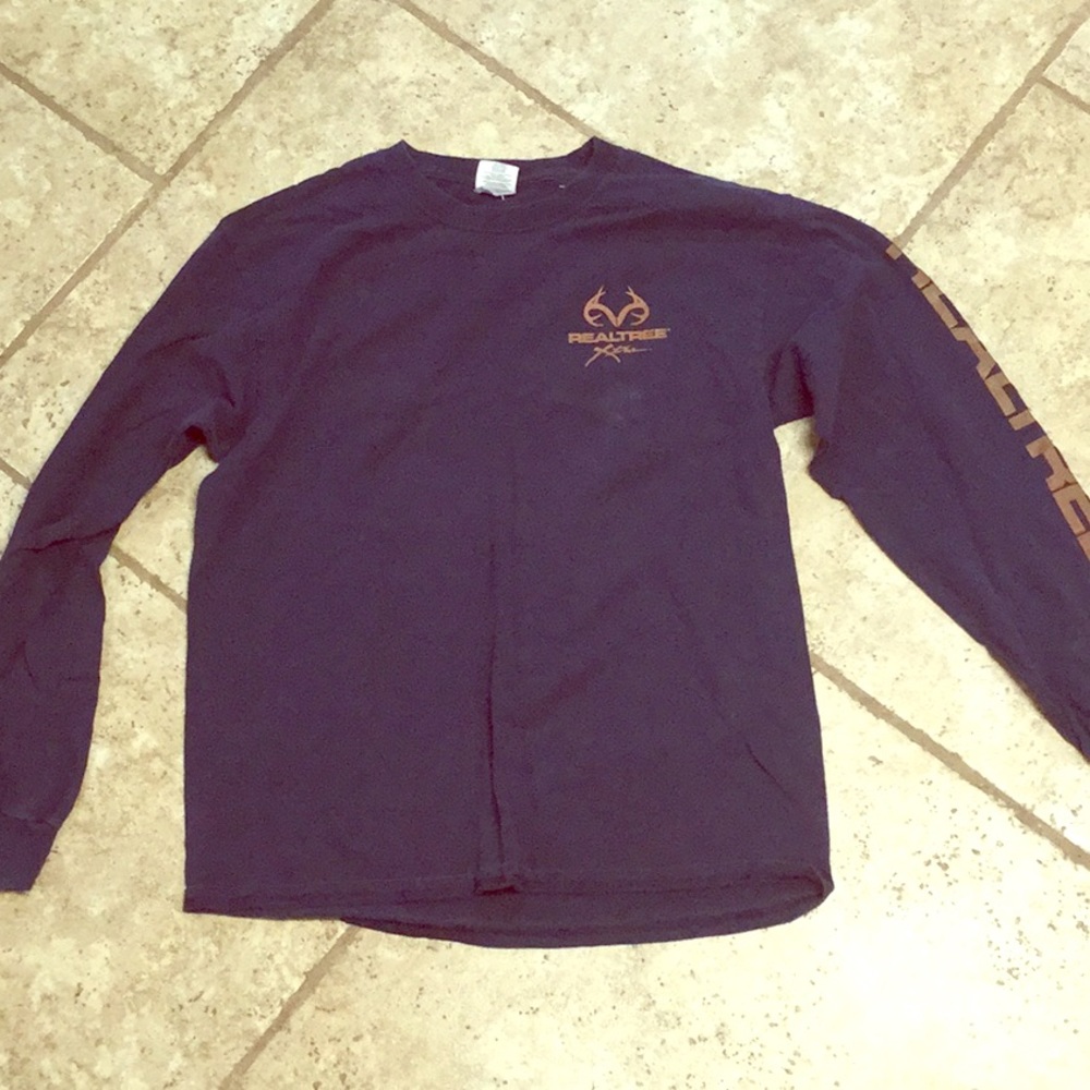Real tree long sleeve tee shirt
